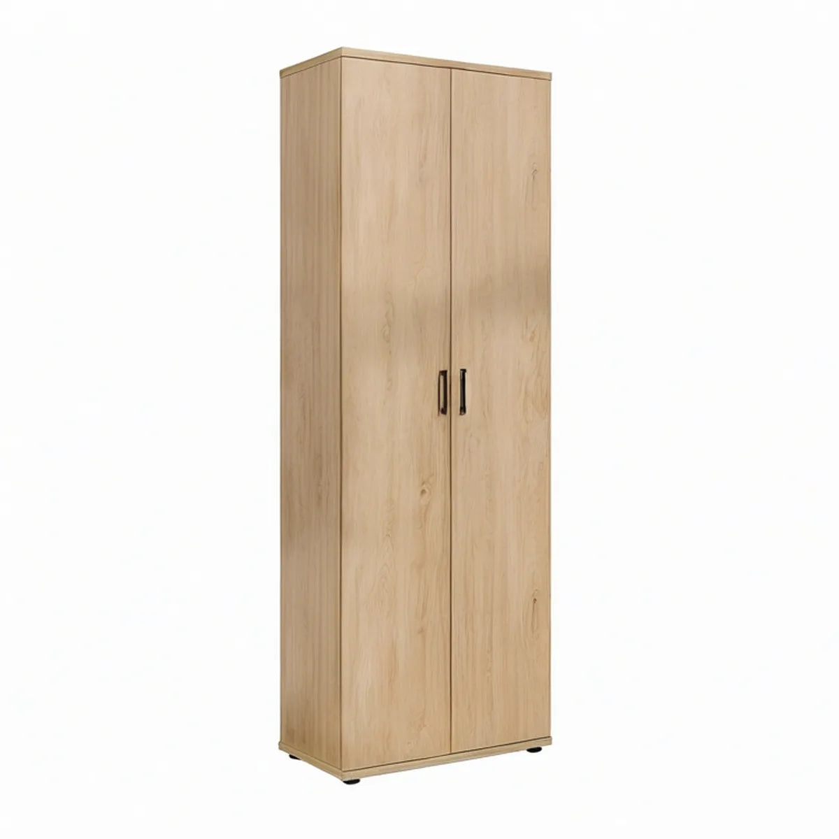 Roupeiro de 2 Portas em Aglomerado Melamínico Carvalho Claro 80 x 50 x 180 cm